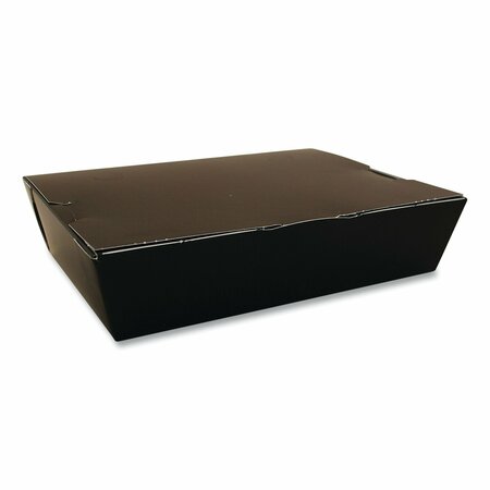 SCT ChampPak Carryout Boxes, 7.75 x 5.5 x 1.87, Black, Paper, 200PK SCH 0752